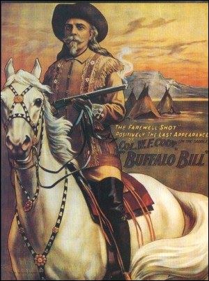 Painting of Buffalo Bill